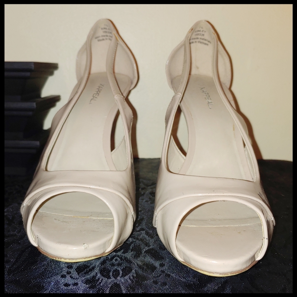 XAppeal "Kinley" Cut Out Nude Pumps - Picture 3 of 7